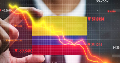 Cae producción industrial y ventas minoristas de Colombia